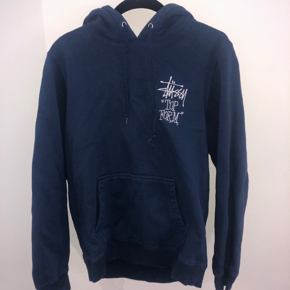 Stussy navy blue sweatshirt